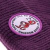 High Quality Round Woven Patch Beanie Hat - Image 3