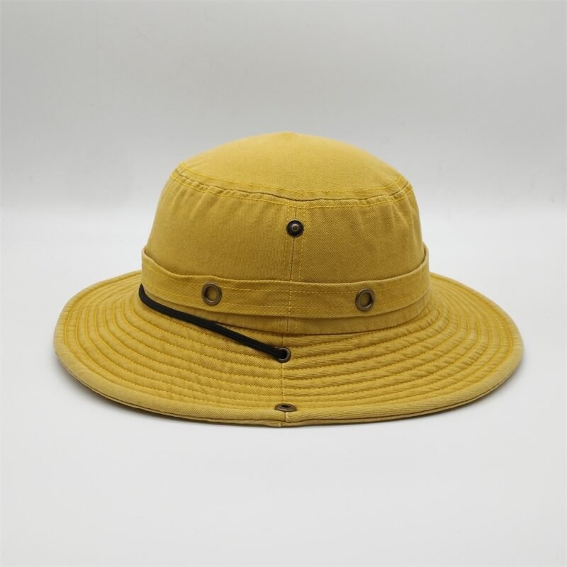 Customised Vintage Luxury Foldable Plain Bucket Hat Wholesale - Imagem 4
