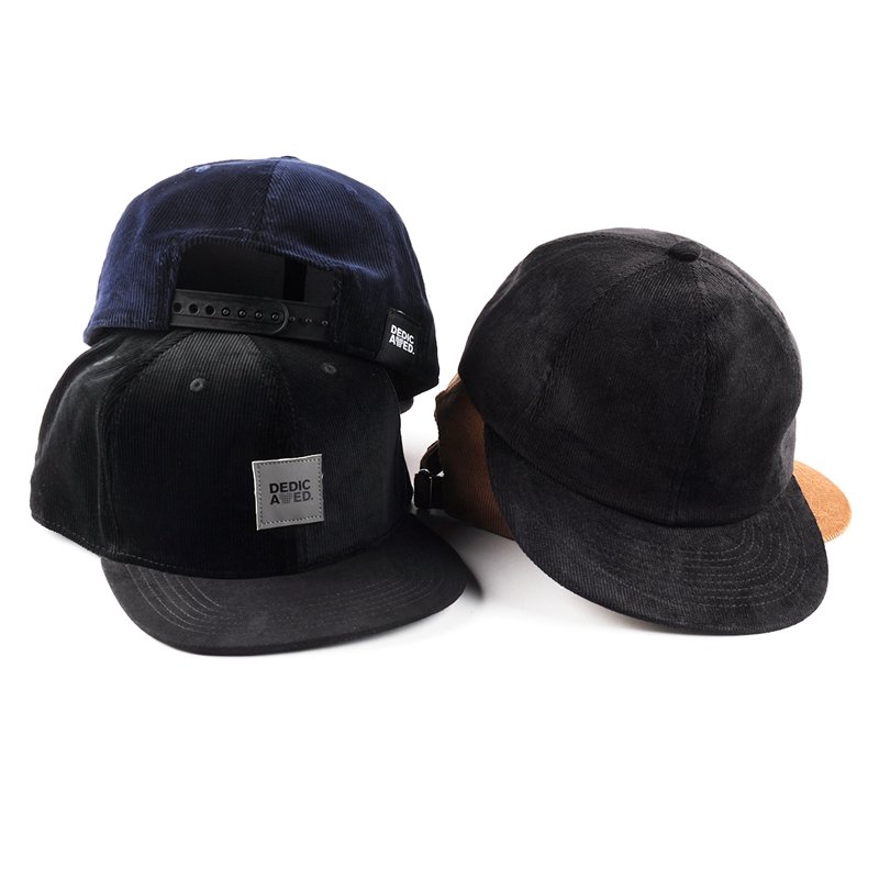 Adjustable Strap 6 panel Flat Brim Snapbacks - Image 5
