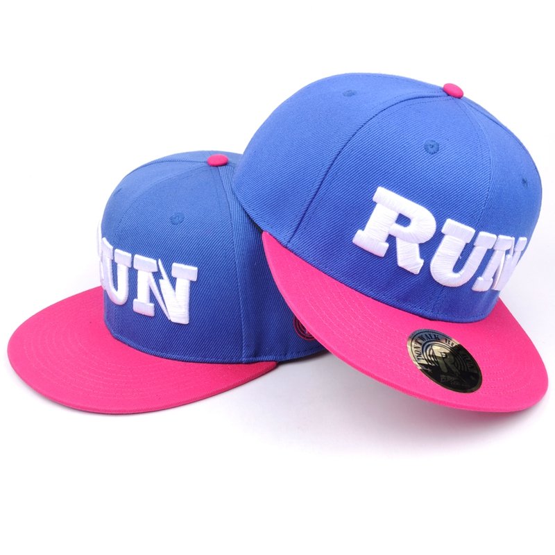 Embroidery snap back two tone hat - Image 5
