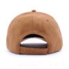High Quality Custom 6 Panel 3D Embroidery Logo Suede Baseball Caps - Imagem 5