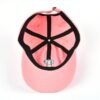 Pink Embroidery Logo Cotton Unstructured Dad Hat - Afbeelding 6
