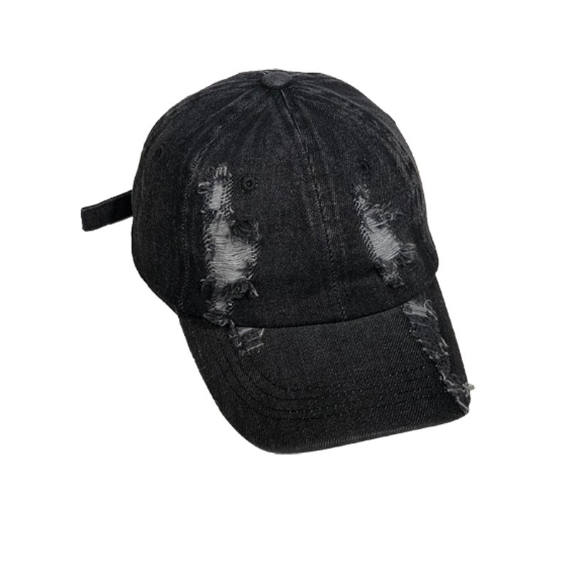 Old Style Embroidery Distressed Vintage Denim Dad Hat Wholesale - Afbeelding 5