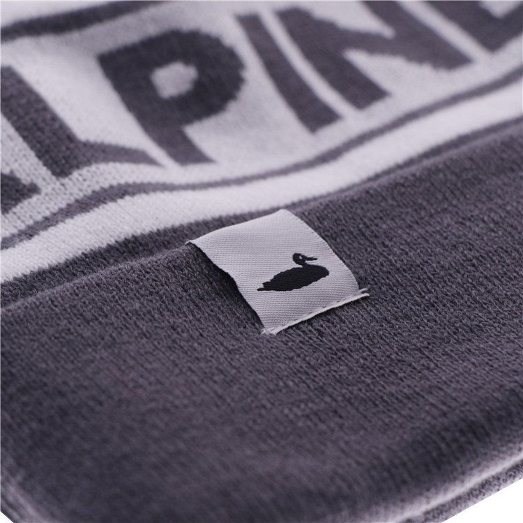 Letter Casual Beanies Jacquard Pom Beanie Hat – Image 5