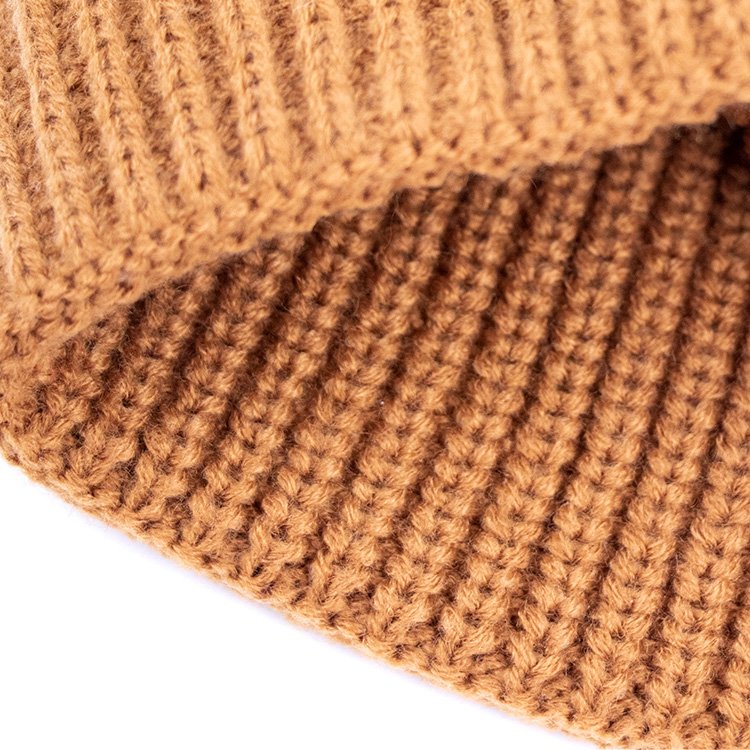 Winter Hat Knit Acrylic Beanie Hat - Imagen 4