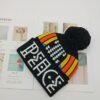 Acrylic Jacquard Knitted Pom Beanie – Image 2