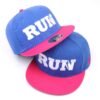 Embroidery snap back two tone hat - Image 6