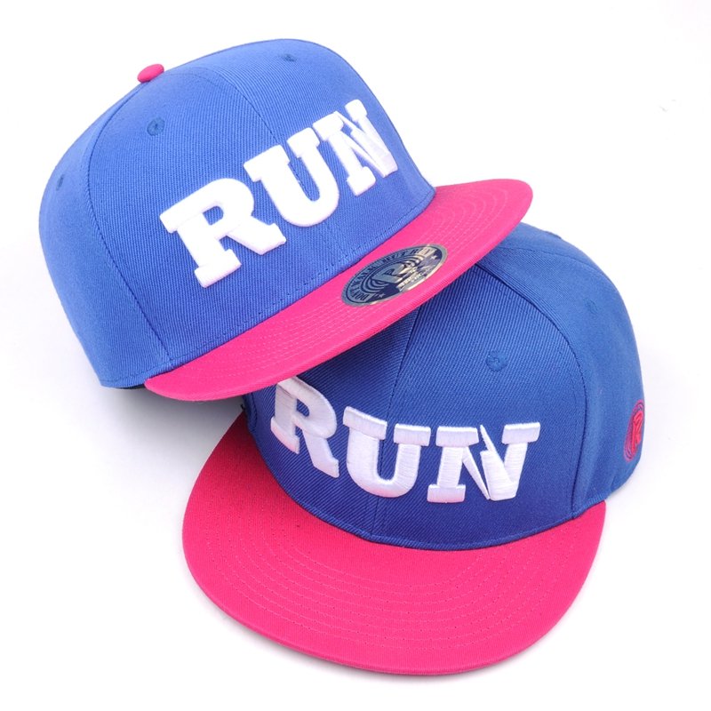 Embroidery snap back two tone hat - Image 6