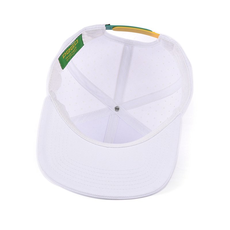 fashion flat brim 7 panel hat custom snapback hat - Image 6