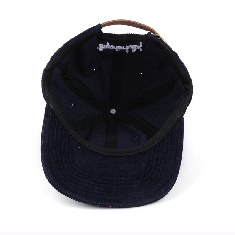 Flat embroidery corduroy snapbacks cap - immagine 6