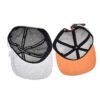 custom 3d embroidered gorras flat bill hat 7 panel snapback Cap - Image 6