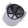 6 Panel Wool Winter Snapback Cap with Earflap Wholesale - Afbeelding 6