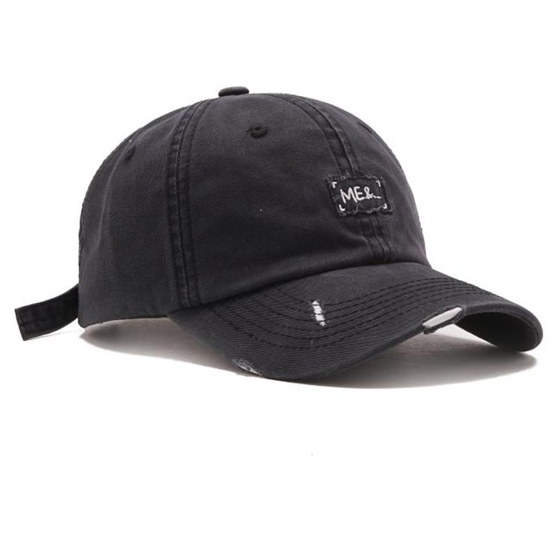 6 Panel Embroidery Logo Distressed Baseball Cap - immagine 6