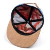 Custom Denim Cork Patch Dad Cap Wholesale - Image 6