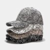 Custom 6 Panel Printing Courved Brim Baseball Caps Graffiti Caps - Imagen 6