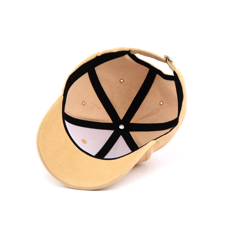 Custom Adjustable 6 Panel Corduroy Baseball Caps - Bild 6