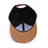 High Quality Custom 6 Panel 3D Embroidery Logo Suede Baseball Caps - Imagem 6