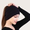 Acrylic Headband Yoga Women Color Sports Yoga Unisex Warm Winter Knitting Hat Plaid Beanies – Image 6