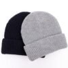 Acrylic Beanie Knitted Solid Color Boys Winter Knitted Hats – Image 6
