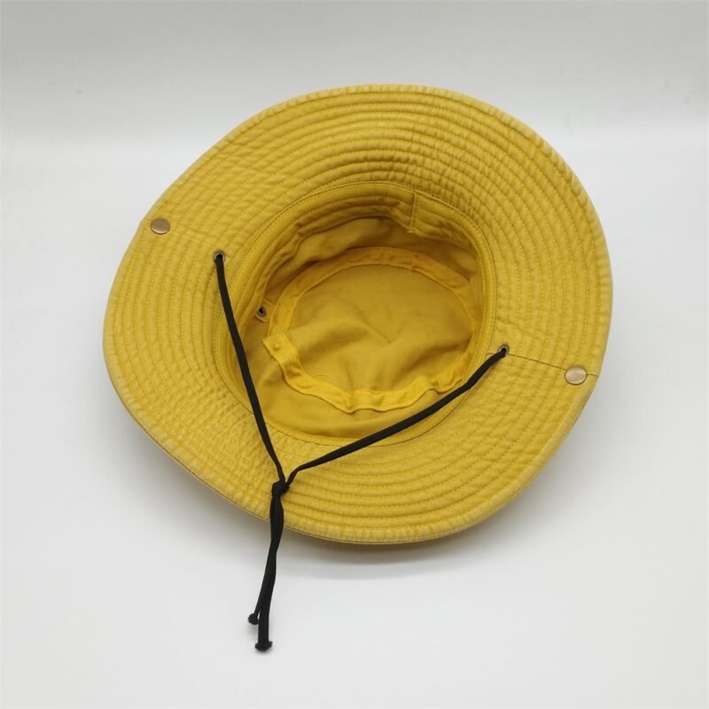 Customised Vintage Luxury Foldable Plain Bucket Hat Wholesale - Imagem 6