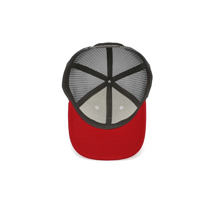6 Panel Curved Brim Woven Patch Trucker Hat - immagine 5