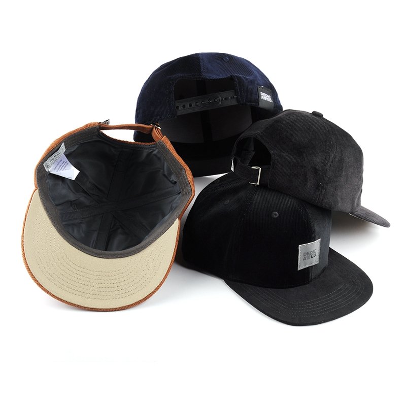 Adjustable Strap 6 panel Flat Brim Snapbacks - Image 6