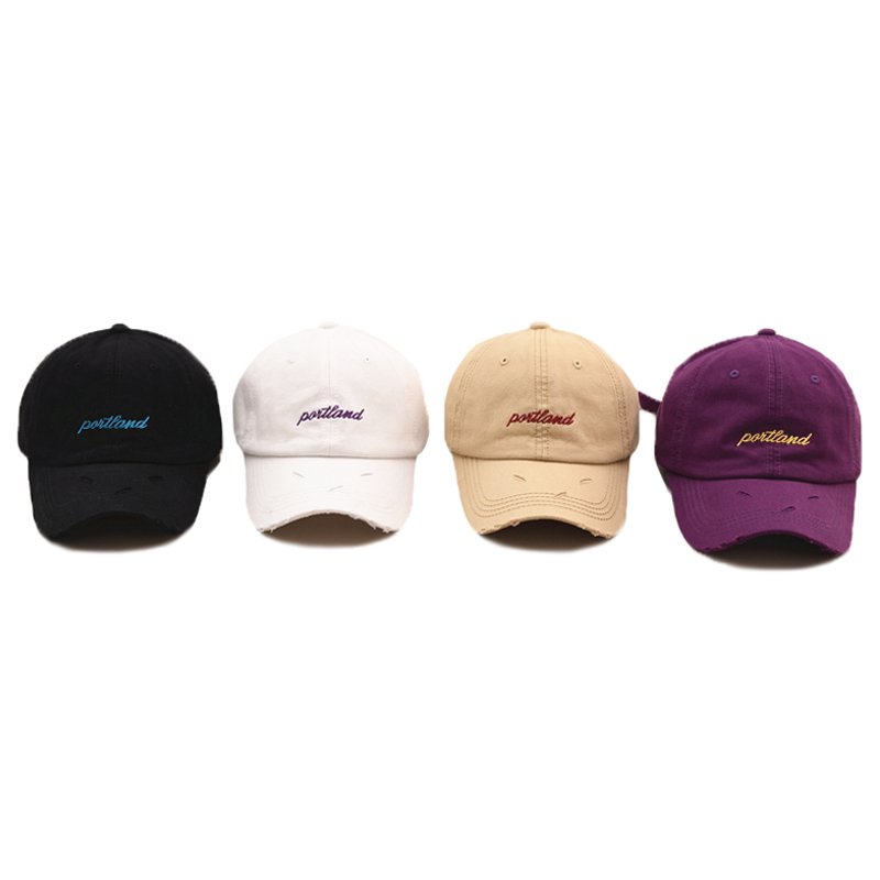 6 Panel Plain Blank Distressed Dad Hat In Bulk – Bild 7
