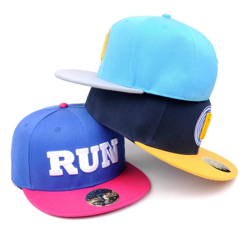 Embroidery snap back two tone hat - Image 7