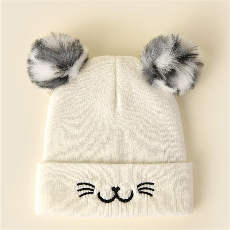 Winter Soft Knit Caps Embroidery Beanie - Imagen 5