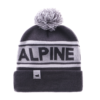 Letter Casual Beanies Jacquard Pom Beanie Hat