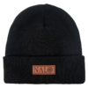 Free Slouchy Beanie Leather Patch  Beanie Hat