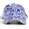 Adjustable Size Custom 6 Panel Printing Flowered Baseball Cap