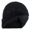 Free Slouchy Beanie Leather Patch  Beanie Hat – Image 5