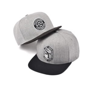 3D logo embroidered snapback hats