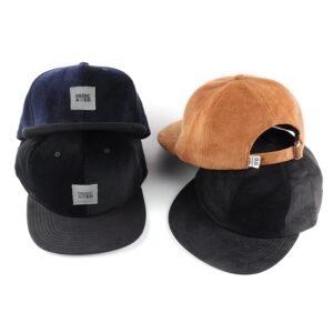 Adjustable Strap 6 panel Flat Brim Snapbacks
