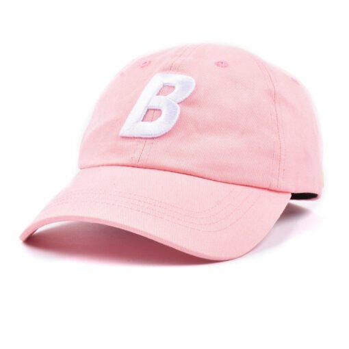 3d Embroidery Logo Pink Cotton Unstructured Dad Hat