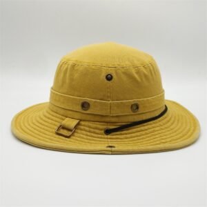 Customised Vintage Luxury Foldable Plain Bucket Hat Wholesale
