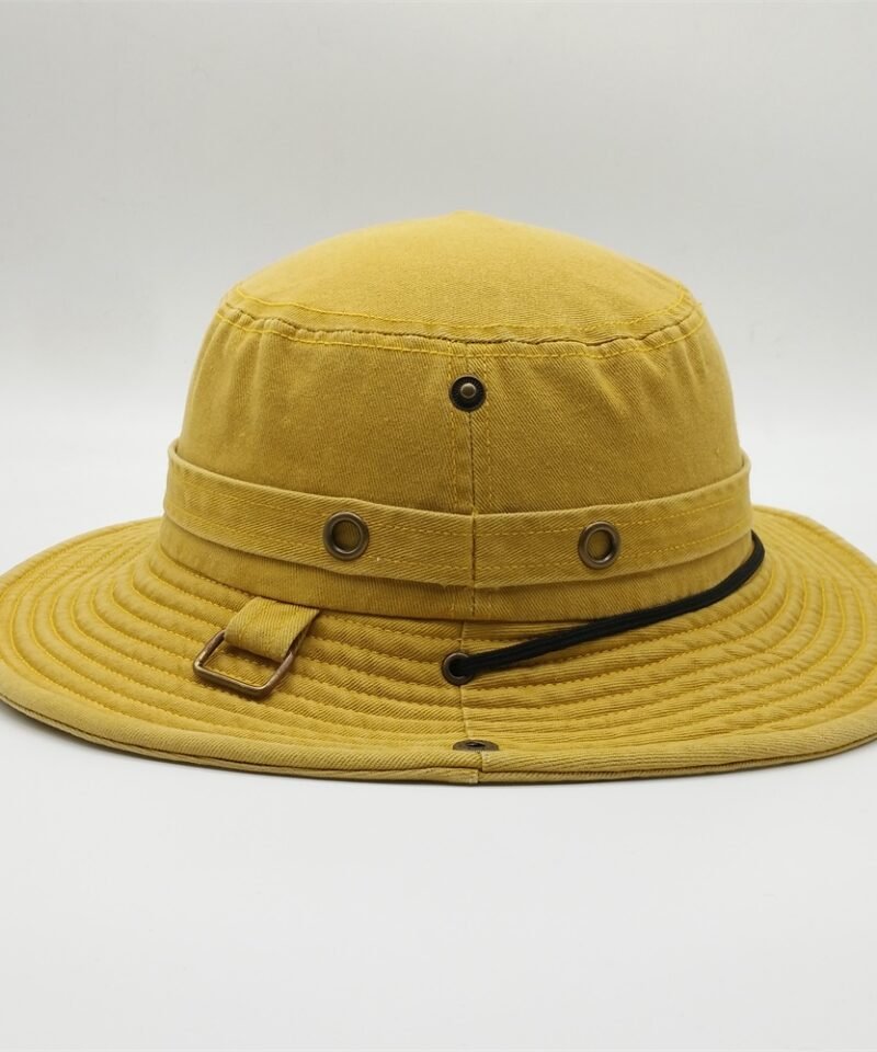 Sombrero de cubo liso plegable de lujo vintage personalizado al por mayor