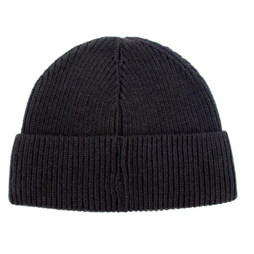 Black Unisex Hats Knitted Beanie Hats
