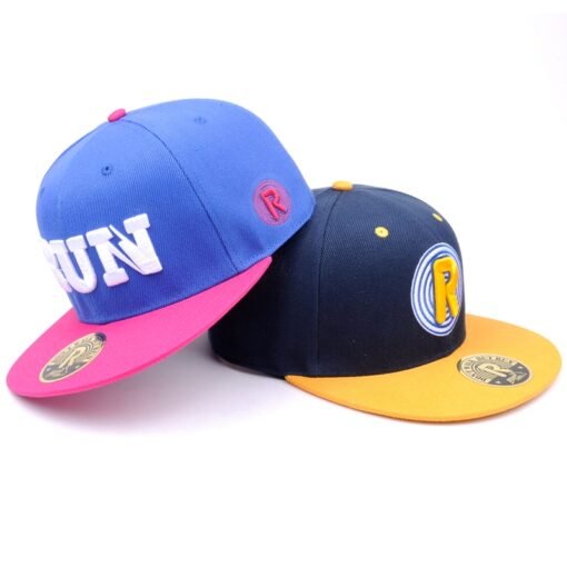 Embroidery Snap Back Two Tone Hat