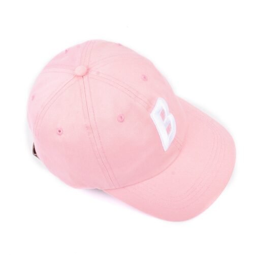3d Embroidery Logo Pink Cotton Unstructured Dad Hat