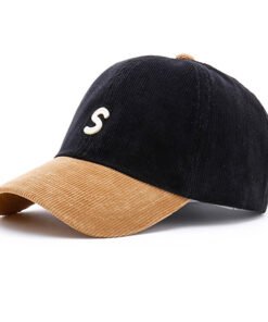 Black Cotton Embroidery Logo Unstructured Baseball Dad Hat