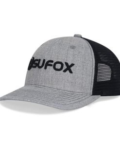 Sufox 231328 Custom Six Panel Leather Patch Trucker Hat