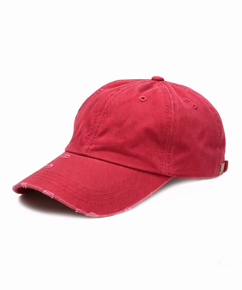 Gorra «Dad Hat» en blanco con efecto desgastado, venta al por mayor 1