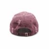 Custom Burgundy Flat Embroidery Distressed Dad Hat.2