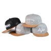 Sumkcaps 23959 Custom Printed Suede Brim 3D Embroidered Snapback Cap