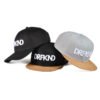 Sumkcaps 23959 Custom Printed Suede Brim 3D Embroidered Snapback Cap - Image 2
