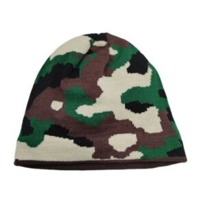Sumkcaps 2963 Custom Hunting Camo Fisherman Beanie Hat
