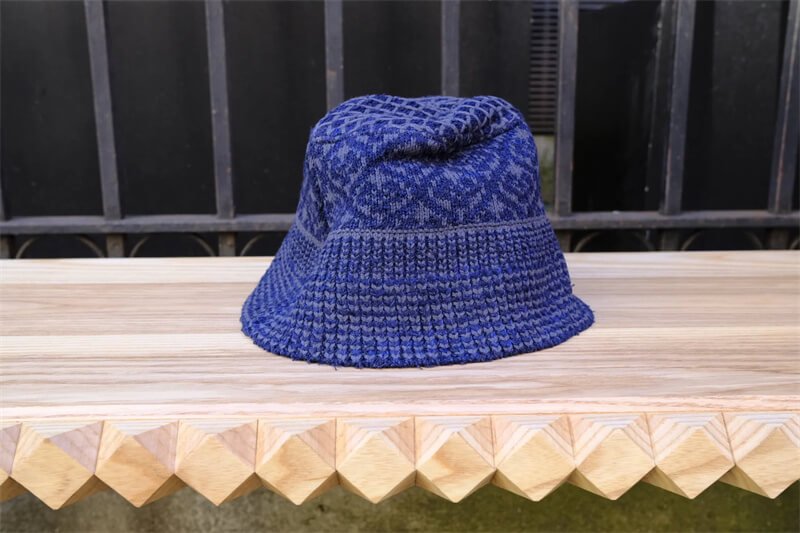 Chapeaux Bucket en tricot Jacquard