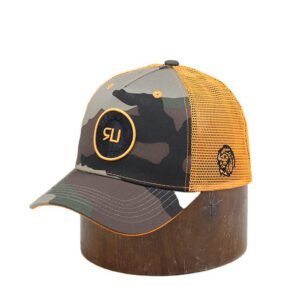 Sumkcaps 2518 Custom Camo Embroidered Patch Trucker Hat